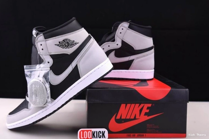 Kicked Out Shoe Store High Black Grey Light 555088-035 Jordan 1 White Smoke Retro Air 0712